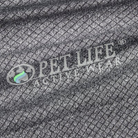 Pet Life ® Active 'Fur-Flex' Stretch and Quick-Dry Anti-Odor Fitness Yoga Dog Polo T-Shirt - BIG FRENCHIES