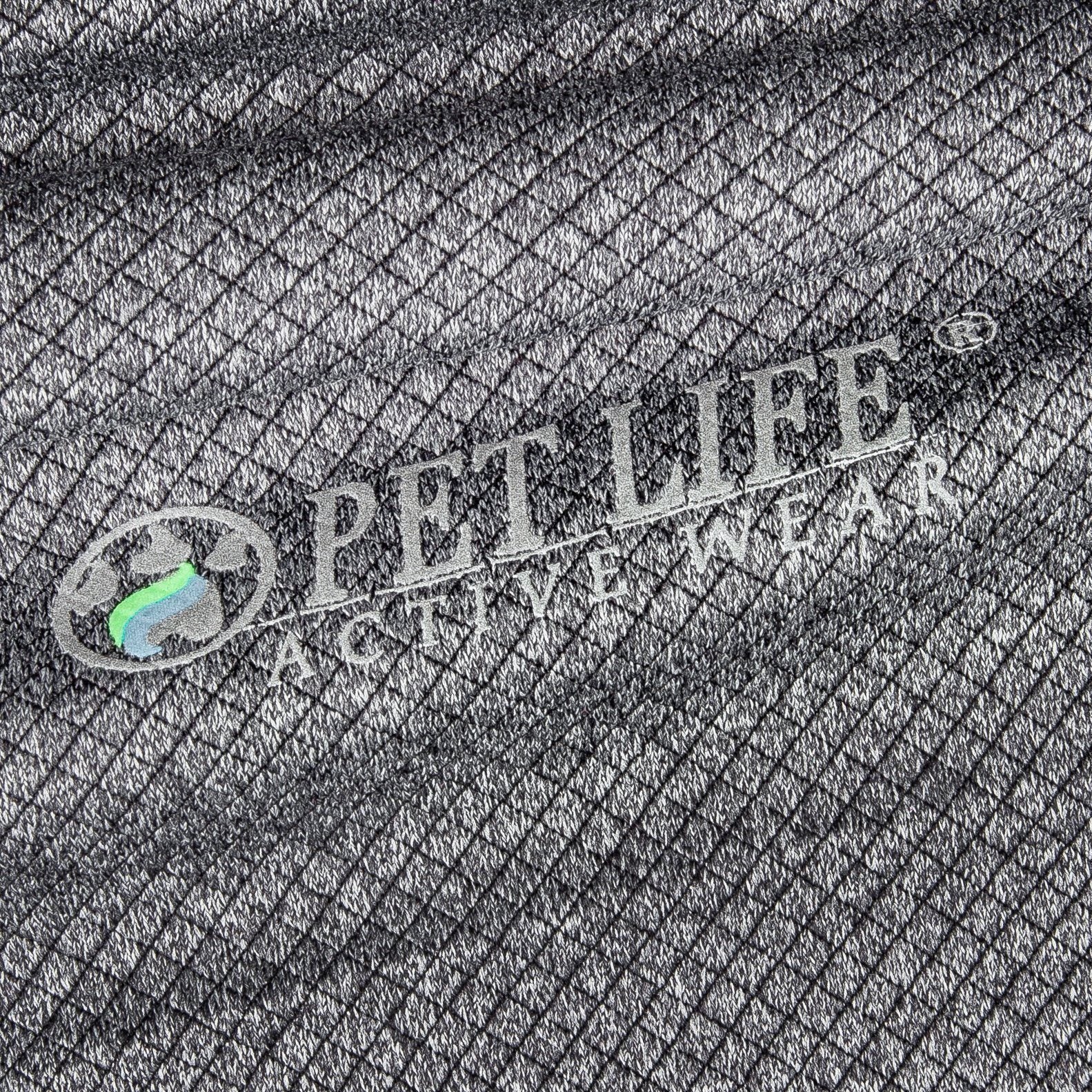 Pet Life ® Active 'Fur-Flex' Stretch and Quick-Dry Anti-Odor Fitness Yoga Dog Polo T-Shirt - BIG FRENCHIES