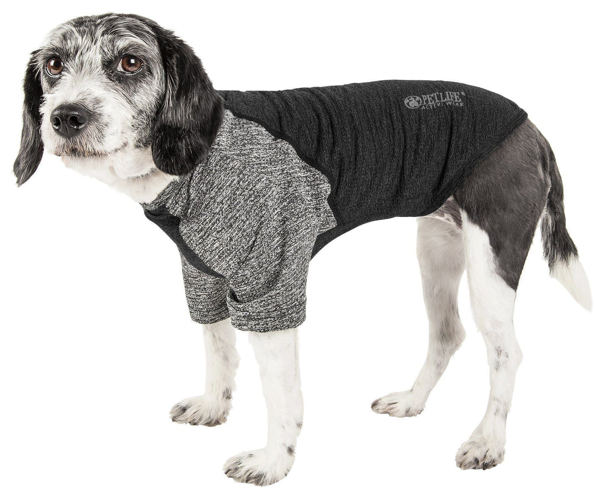Pet Life ® Active 'Hybreed' 4-Way-Stretch Fitness Performance Dog T-Shirt - BIG FRENCHIES
