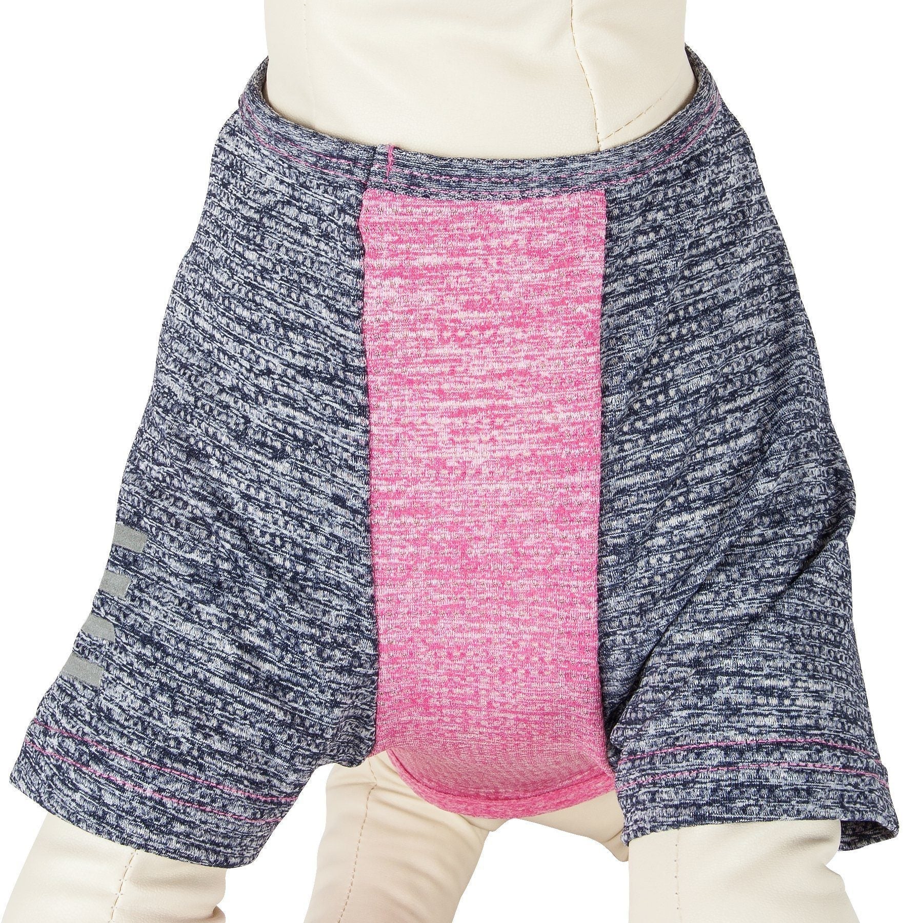 Pet Life ® Active 'Hybreed' 4-Way-Stretch Fitness Performance Dog T-Shirt - BIG FRENCHIES
