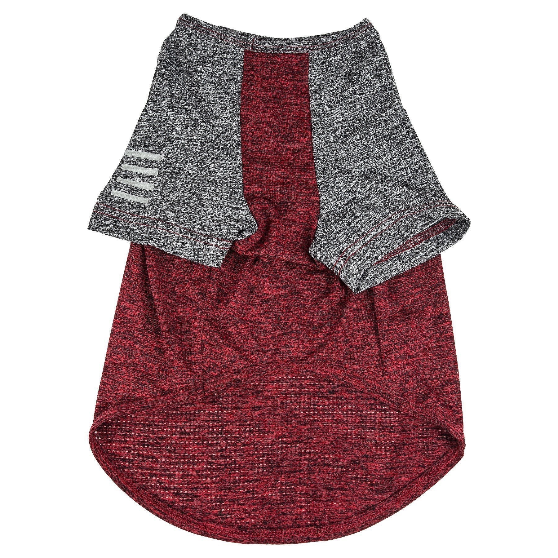 Pet Life ® Active 'Hybreed' 4-Way-Stretch Fitness Performance Dog T-Shirt - BIG FRENCHIES