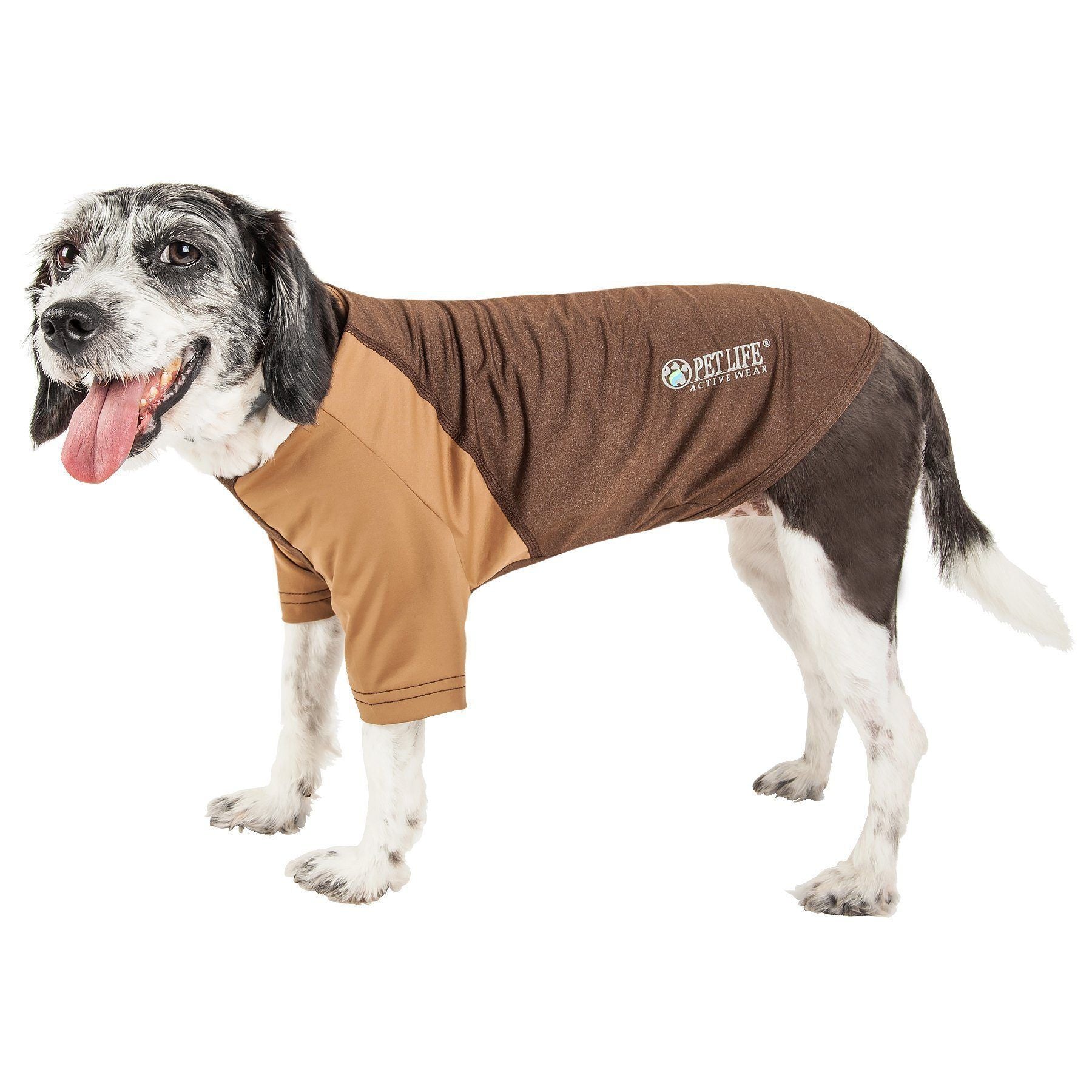 Pet Life ® Active 'Hybreed' 4-Way-Stretch Fitness Performance Dog T-Shirt - BIG FRENCHIES