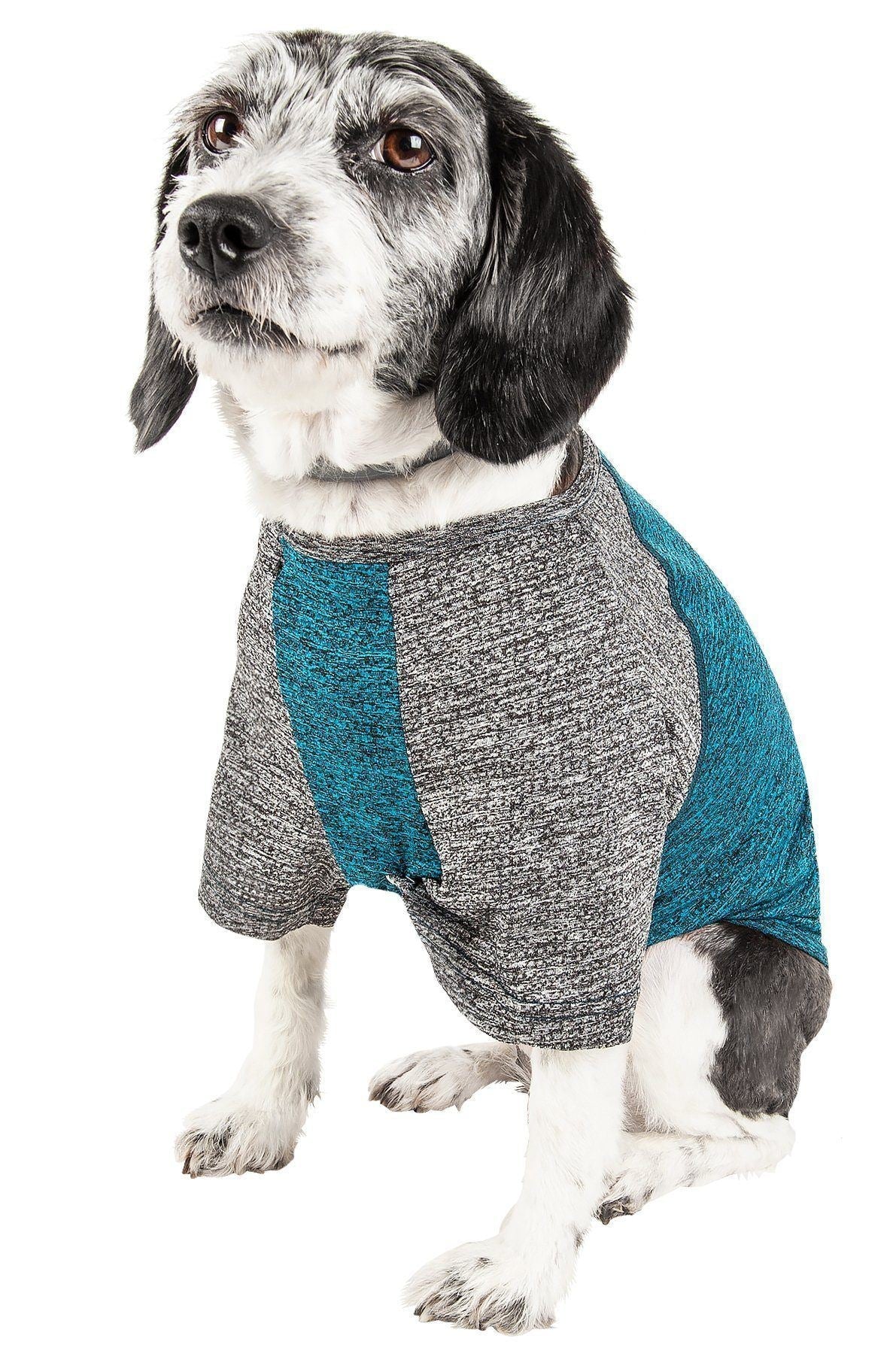 Pet Life ® Active 'Hybreed' 4-Way-Stretch Fitness Performance Dog T-Shirt - BIG FRENCHIES