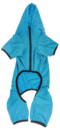 Pet Life ® Active 'Pawsterity' Mediumweight 4-Way-Stretch Yoga Fitness Dog Tracksuit Hoodie - BIG FRENCHIES