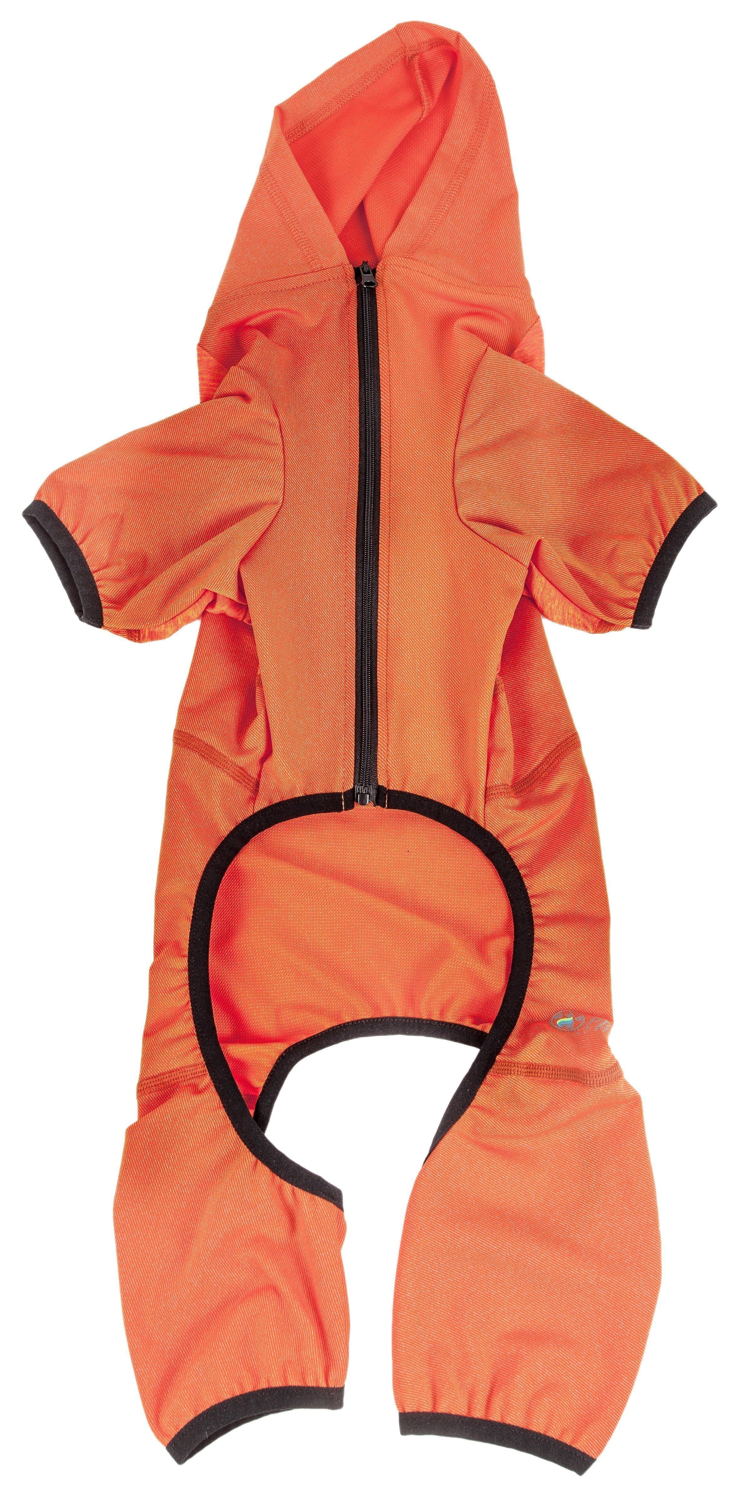 Pet Life ® Active 'Pawsterity' Mediumweight 4-Way-Stretch Yoga Fitness Dog Tracksuit Hoodie - BIG FRENCHIES