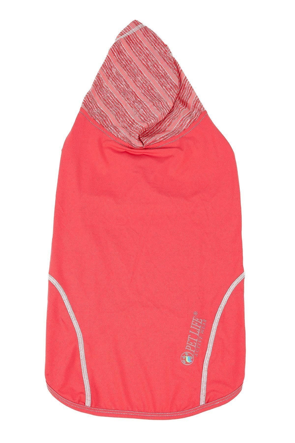 Pet Life ® Active 'Pull-Rover' 4-Way Stretch Sleeveless Fitness Yoga Dog T-Shirt Hoodie - BIG FRENCHIES