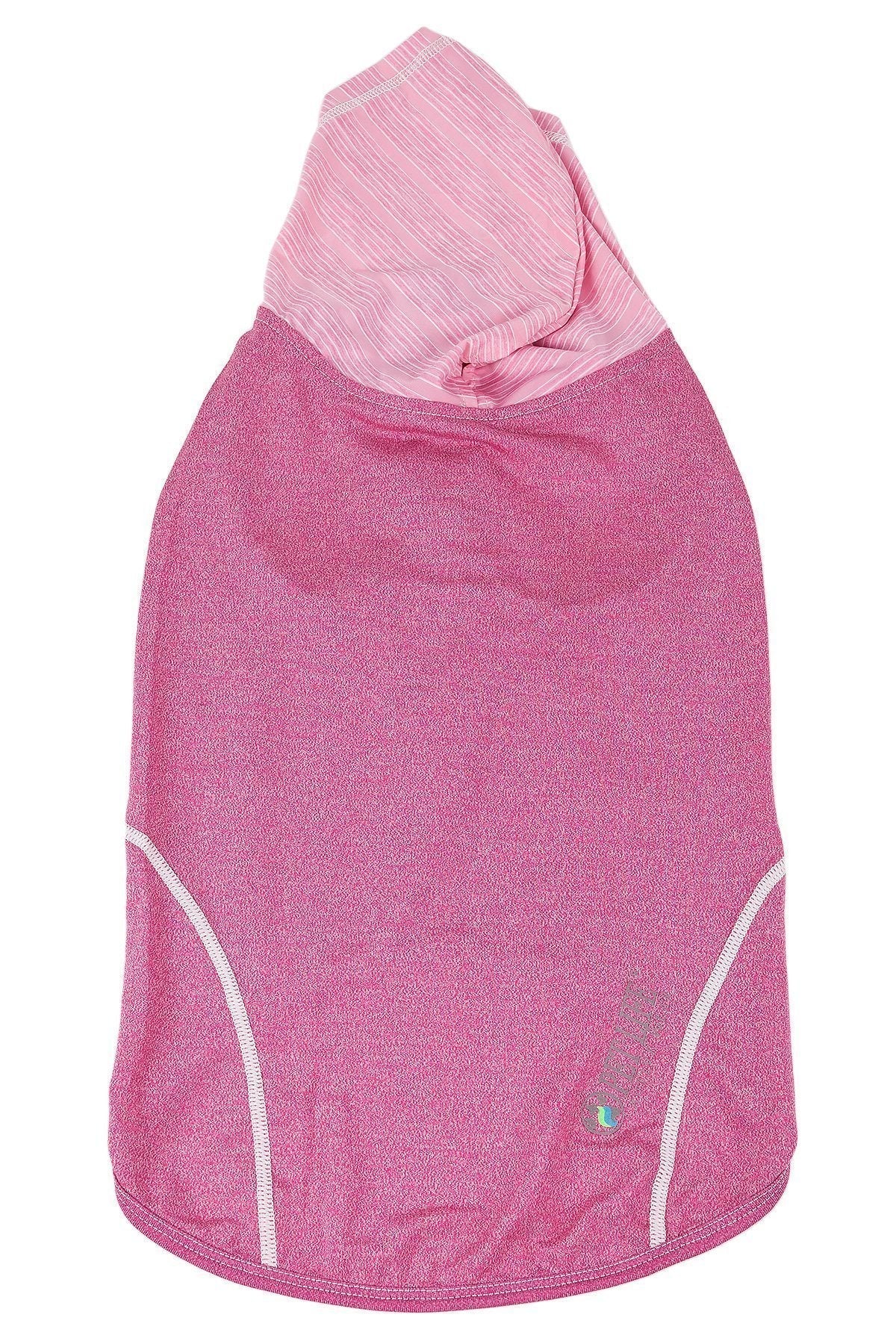 Pet Life ® Active 'Pull-Rover' 4-Way Stretch Sleeveless Fitness Yoga Dog T-Shirt Hoodie - BIG FRENCHIES