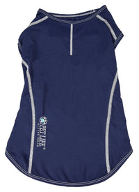 Pet Life ® Active 'Racerbark' 4-Way-Stretch Yoga Fitness Dog T-Shirt Tank Top - BIG FRENCHIES