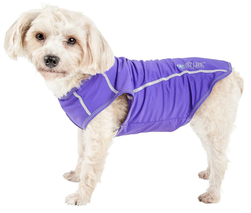 Pet Life ® Active 'Racerbark' 4-Way-Stretch Yoga Fitness Dog T-Shirt Tank Top - BIG FRENCHIES