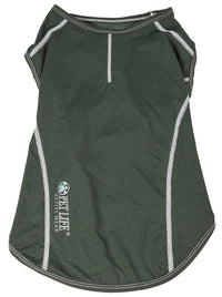 Pet Life ® Active 'Racerbark' 4-Way-Stretch Yoga Fitness Dog T-Shirt Tank Top - BIG FRENCHIES
