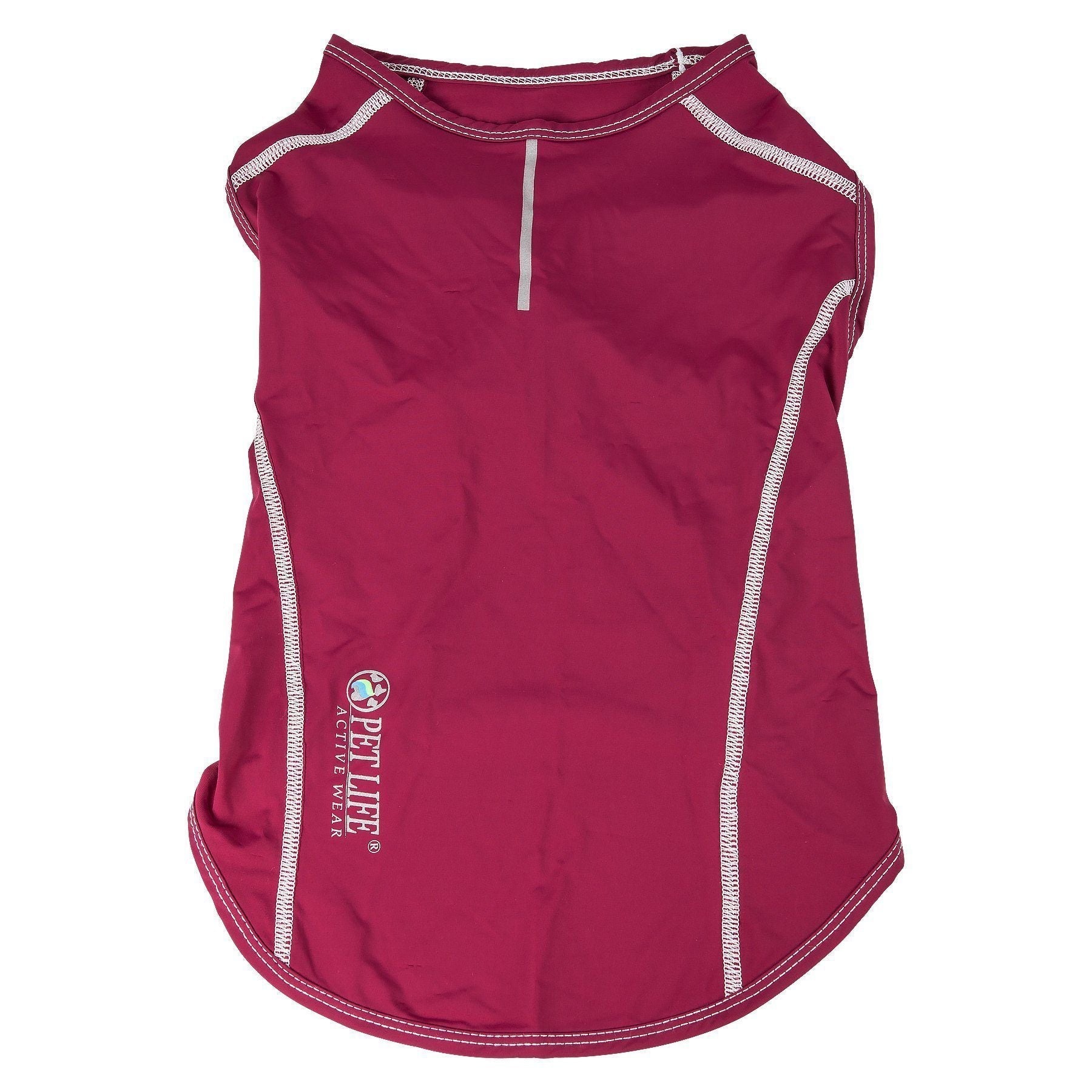 Pet Life ® Active 'Racerbark' 4-Way-Stretch Yoga Fitness Dog T-Shirt Tank Top - BIG FRENCHIES