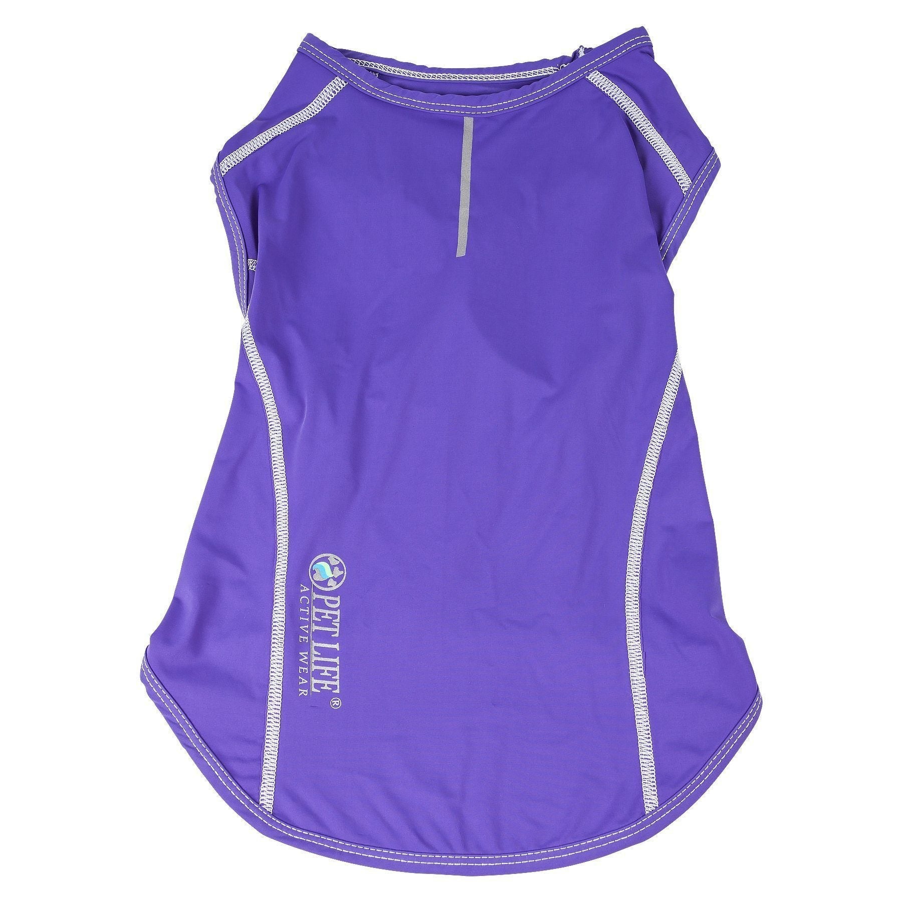 Pet Life ® Active 'Racerbark' 4-Way-Stretch Yoga Fitness Dog T-Shirt Tank Top - BIG FRENCHIES