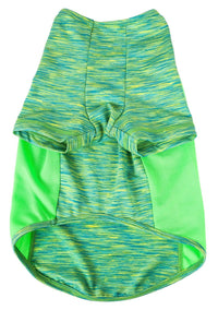 Pet Life ® Active 'Warf Speed' Heathered Ultra-Stretch Yoga Fitness Dog T-Shirt - BIG FRENCHIES
