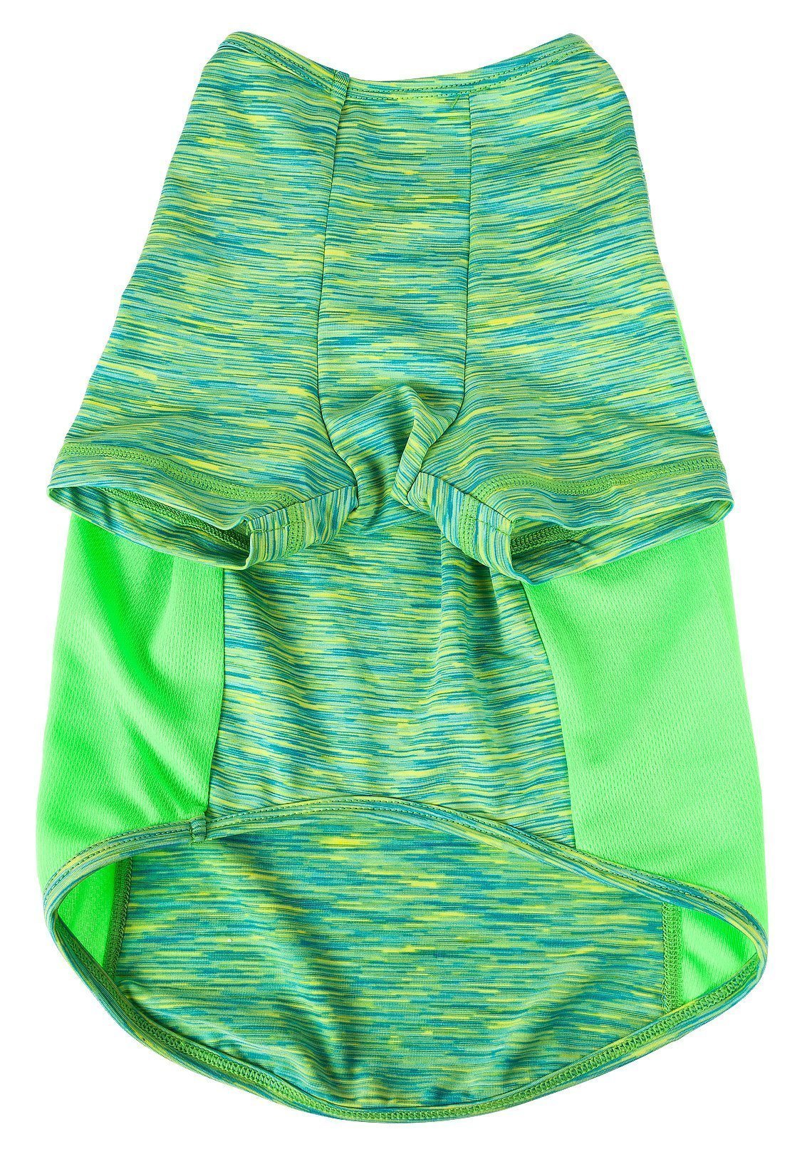 Pet Life ® Active 'Warf Speed' Heathered Ultra-Stretch Yoga Fitness Dog T-Shirt - BIG FRENCHIES