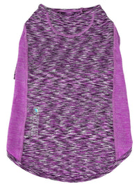 Pet Life ® Active 'Warf Speed' Heathered Ultra-Stretch Yoga Fitness Dog T-Shirt - BIG FRENCHIES