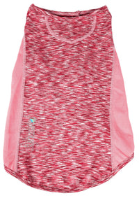 Pet Life ® Active 'Warf Speed' Heathered Ultra-Stretch Yoga Fitness Dog T-Shirt - BIG FRENCHIES