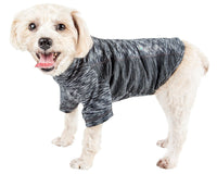 Pet Life ® Active 'Warf Speed' Heathered Ultra-Stretch Yoga Fitness Dog T-Shirt - BIG FRENCHIES