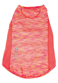 Pet Life ® Active 'Warf Speed' Heathered Ultra-Stretch Yoga Fitness Dog T-Shirt - BIG FRENCHIES