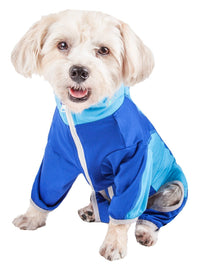 Pet Life ® Active 'Warm-Pup' Stretchy and Quick-Drying Fitness Dog Yoga Warm-Up Tracksuit - BIG FRENCHIES