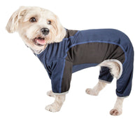 Pet Life ® Active 'Warm-Pup' Stretchy and Quick-Drying Fitness Dog Yoga Warm-Up Tracksuit - BIG FRENCHIES
