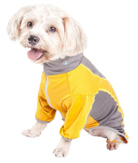 Pet Life ® Active 'Warm-Pup' Stretchy and Quick-Drying Fitness Dog Yoga Warm-Up Tracksuit - BIG FRENCHIES