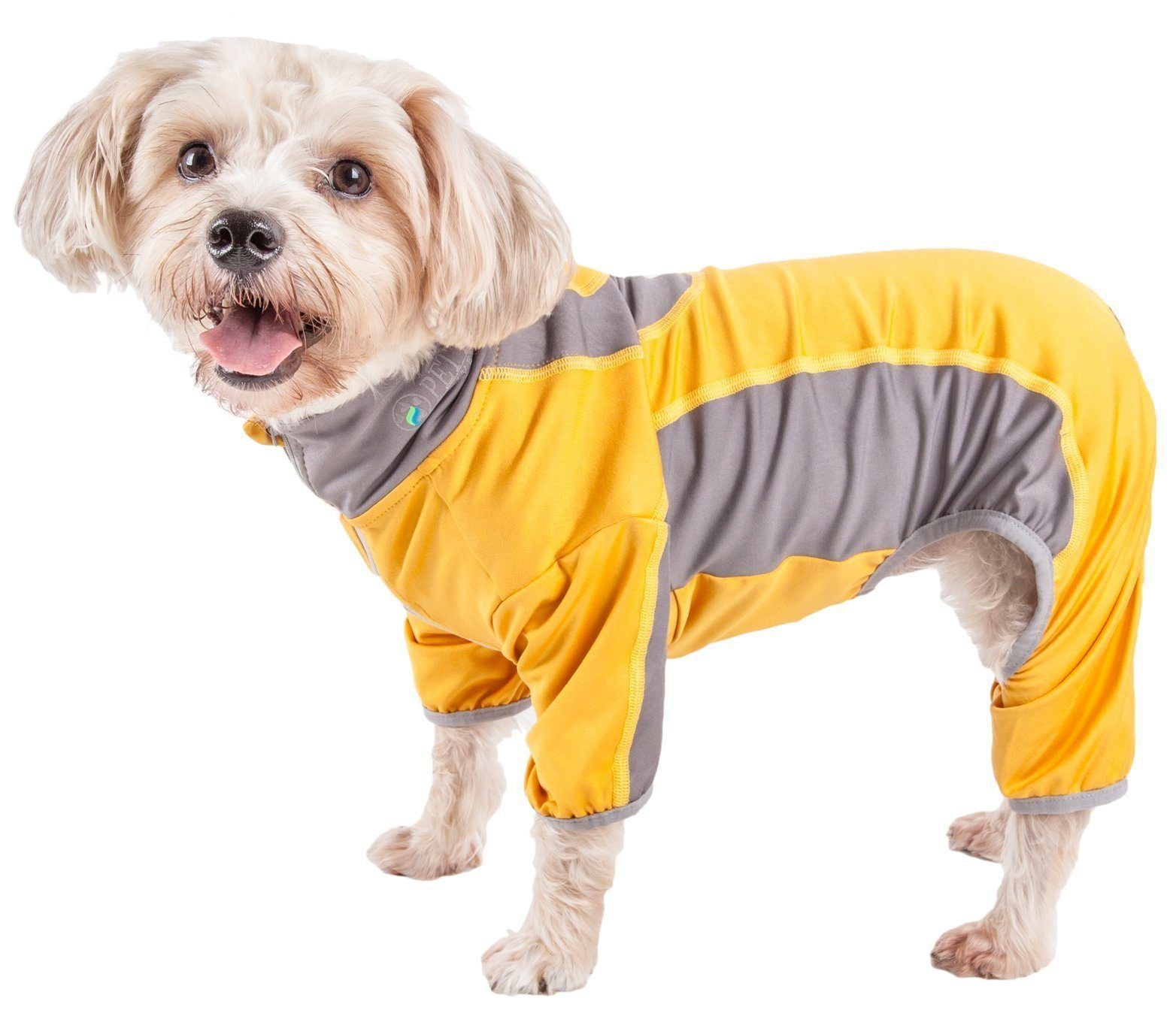 Pet Life ® Active 'Warm-Pup' Stretchy and Quick-Drying Fitness Dog Yoga Warm-Up Tracksuit - BIG FRENCHIES