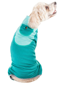 Pet Life ® Active 'Warm-Pup' Stretchy and Quick-Drying Fitness Dog Yoga Warm-Up Tracksuit - BIG FRENCHIES