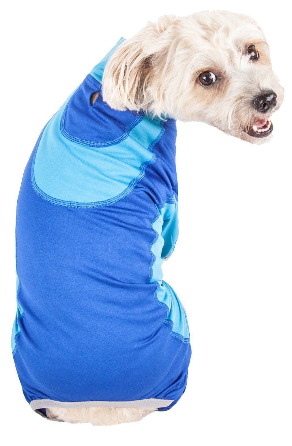 Pet Life ® Active 'Warm-Pup' Stretchy and Quick-Drying Fitness Dog Yoga Warm-Up Tracksuit - BIG FRENCHIES