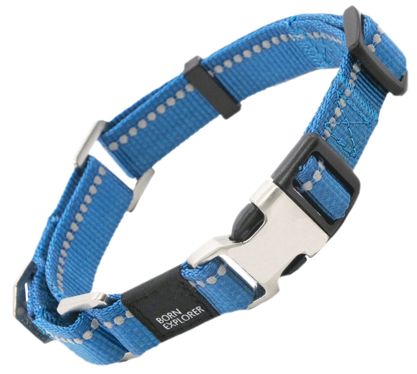 Pet Life ® 'Advent' Outdoor Series 3M Reflective 2-in-1 Durable Martingale Training Dog Leash and Collar - BIG FRENCHIES