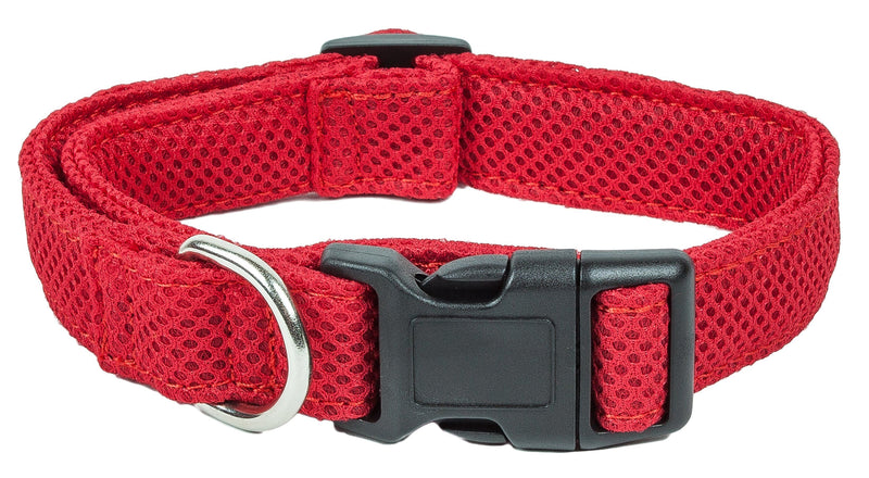 Pet Life ® 'Aero Mesh' Dual-Sided Breathable and Adjustable Thick Mesh Dog Collar - BIG FRENCHIES