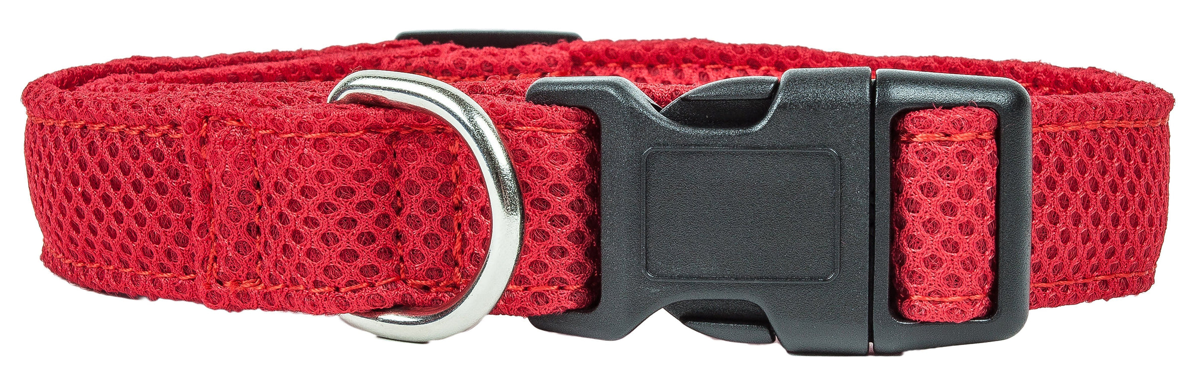 Pet Life ® 'Aero Mesh' Dual-Sided Breathable and Adjustable Thick Mesh Dog Collar - BIG FRENCHIES