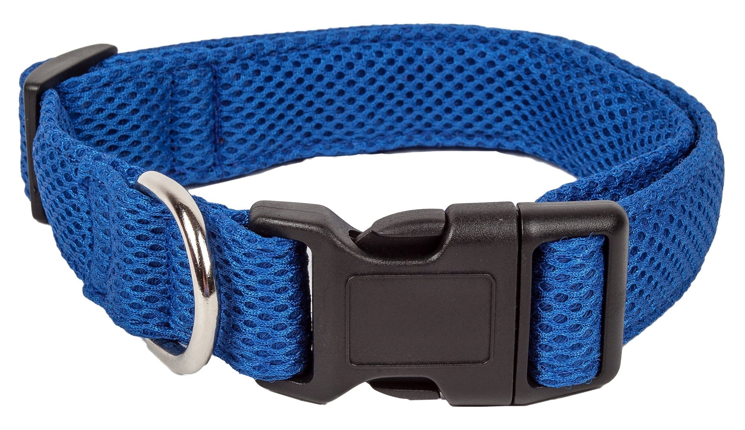 Pet Life ® 'Aero Mesh' Dual-Sided Breathable and Adjustable Thick Mesh Dog Collar - BIG FRENCHIES