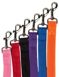 Pet Life ® 'Aero Mesh' Breathable and Adjustable Dual Sided Thick Mesh Dog Leash - BIG FRENCHIES