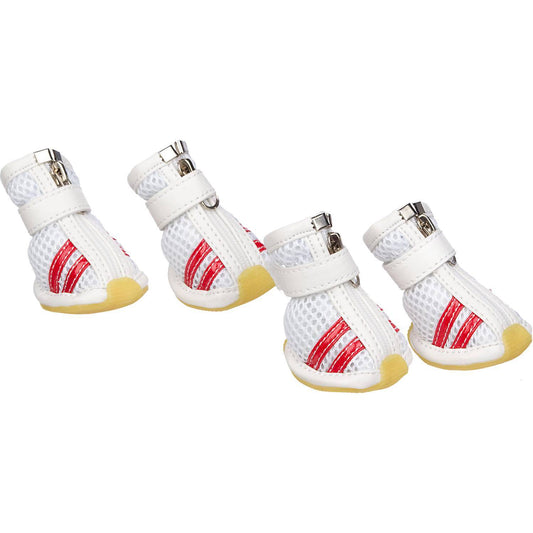 Pet Life ® Air-Mesh Breathable and Lightweight Running Dog Shoes Sneakers - Set of 4 - BIG FRENCHIES