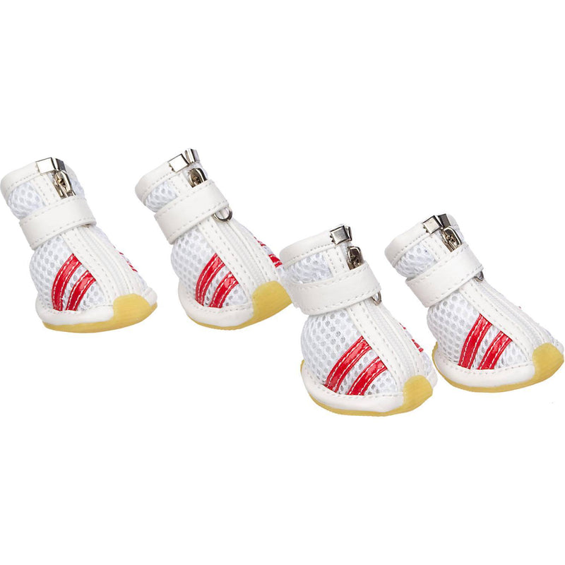 Pet Life ® Air-Mesh Breathable and Lightweight Running Dog Shoes Sneakers - Set of 4 - BIG FRENCHIES