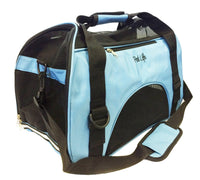 Pet Life ® 'Altitude Force' Airline Approved Sporty Zippered Folding Fashion Pet Dog Carrier - BIG FRENCHIES