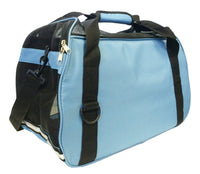 Pet Life ® 'Altitude Force' Airline Approved Sporty Zippered Folding Fashion Pet Dog Carrier - BIG FRENCHIES
