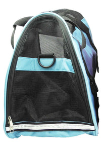 Pet Life ® 'Altitude Force' Airline Approved Sporty Zippered Folding Fashion Pet Dog Carrier - BIG FRENCHIES
