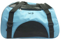 Pet Life ® 'Altitude Force' Airline Approved Sporty Zippered Folding Fashion Pet Dog Carrier - BIG FRENCHIES