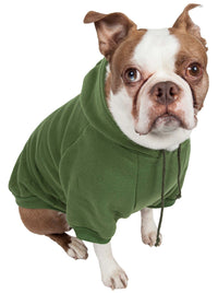Pet Life ® 'American Classic' Fashion Plush Cotton Hooded Dog Sweater - BIG FRENCHIES