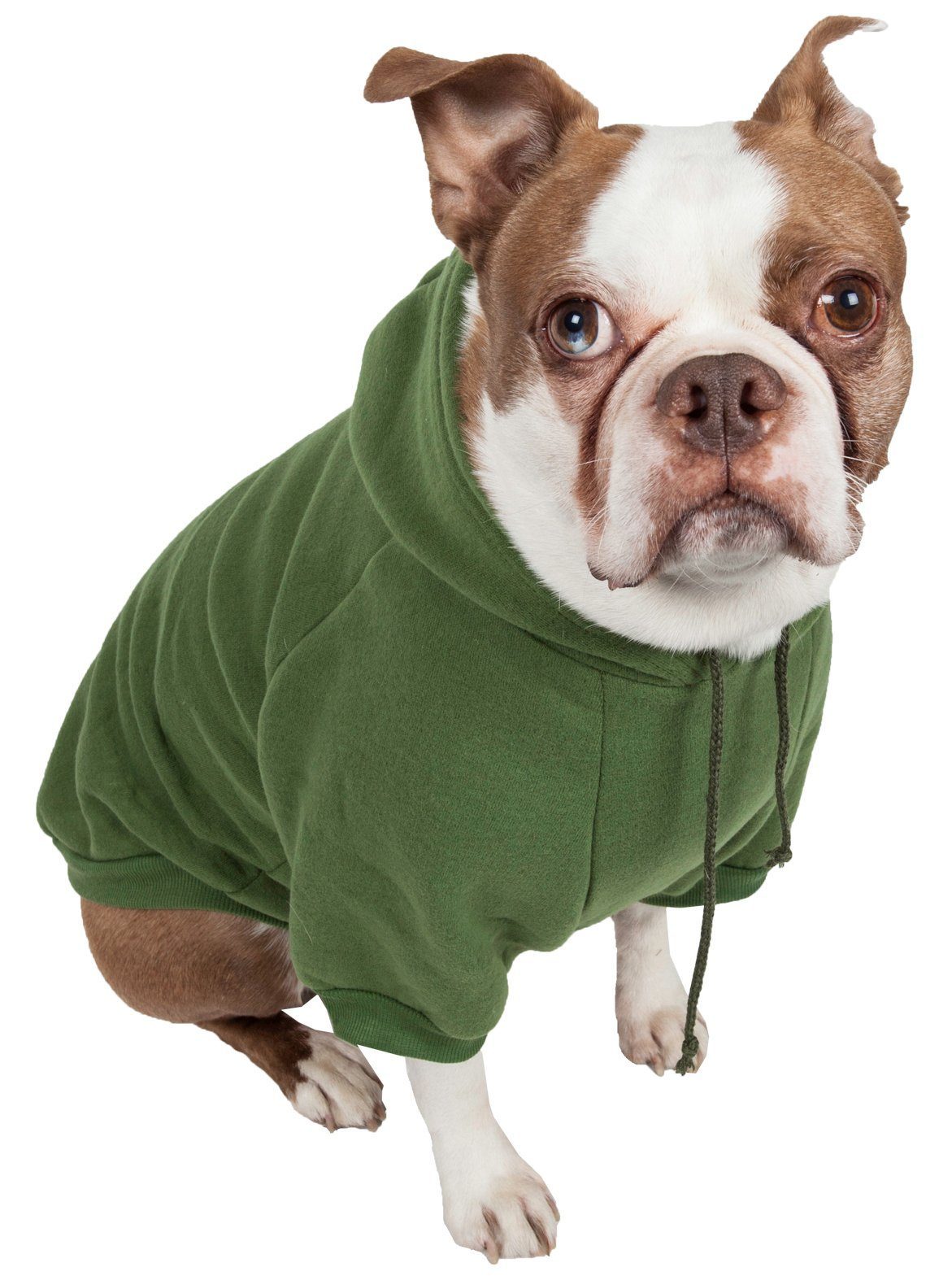 Pet Life ® 'American Classic' Fashion Plush Cotton Hooded Dog Sweater - BIG FRENCHIES