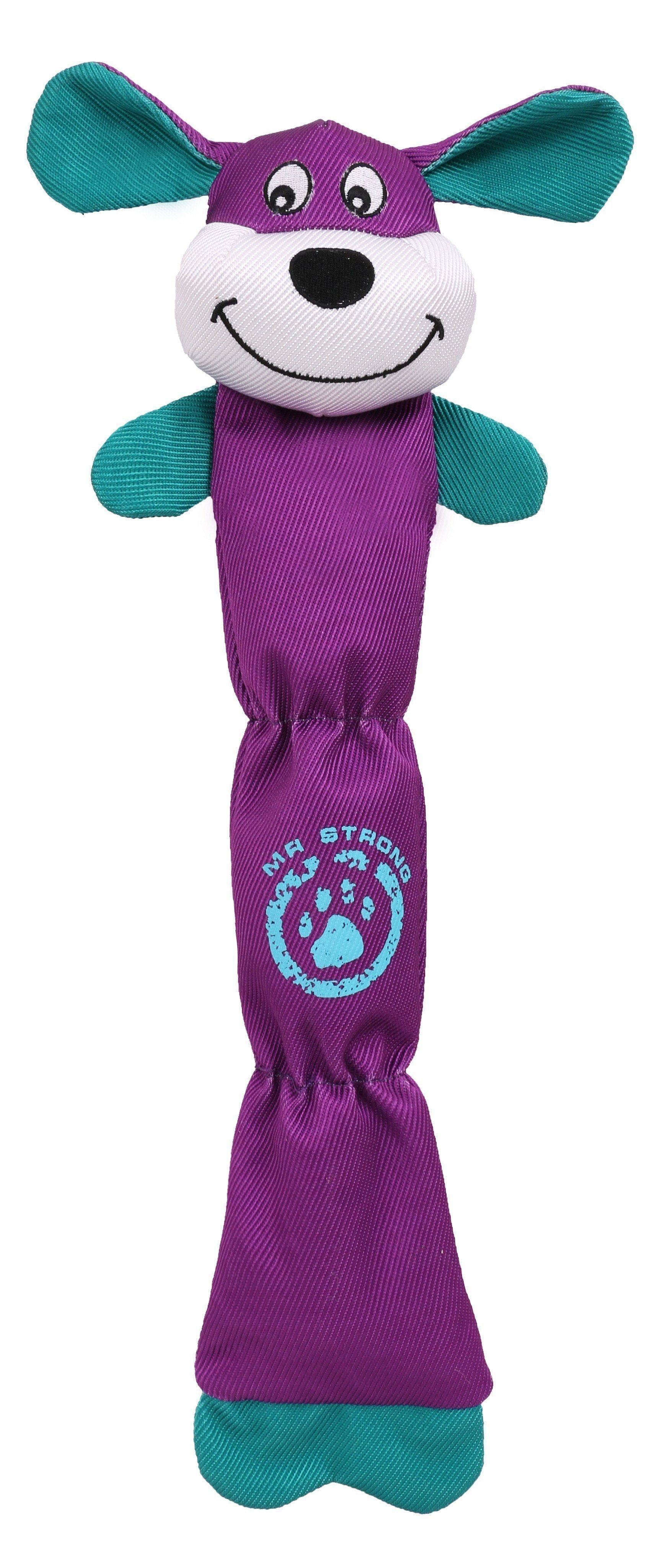 Pet Life ® Animated Extra Long Nylon Squeaker Water-resistant Plush Dog Toy - BIG FRENCHIES