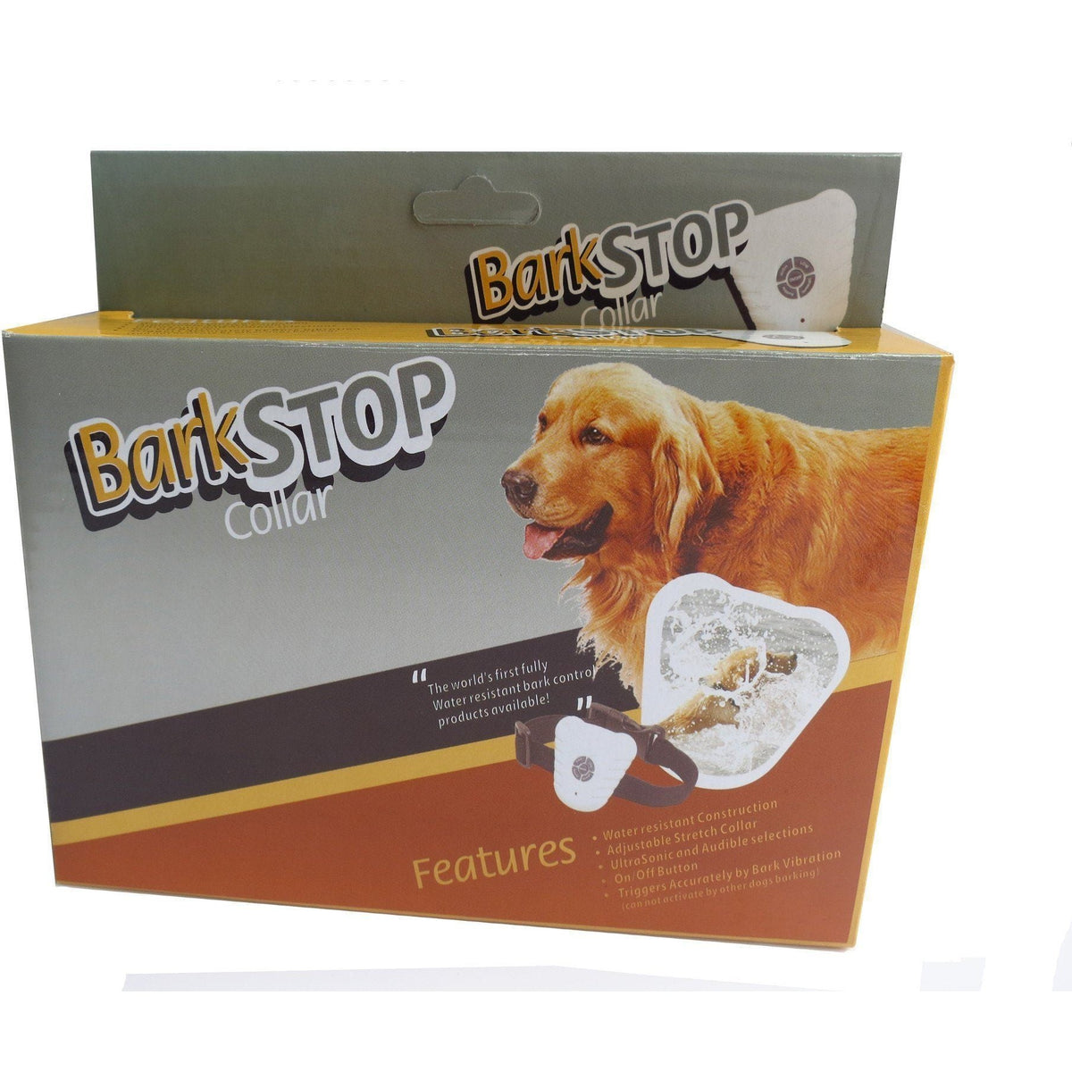 Pet Life ® Anti-Shock Ultrasonic Waterproof Safe Anti-Bark Training Dog Collar - BIG FRENCHIES