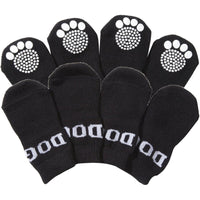 Pet Life ® Anti-Slip Rubberized Gripped Breathable Stretch Pet Dog Socks - Set of 4 - BIG FRENCHIES
