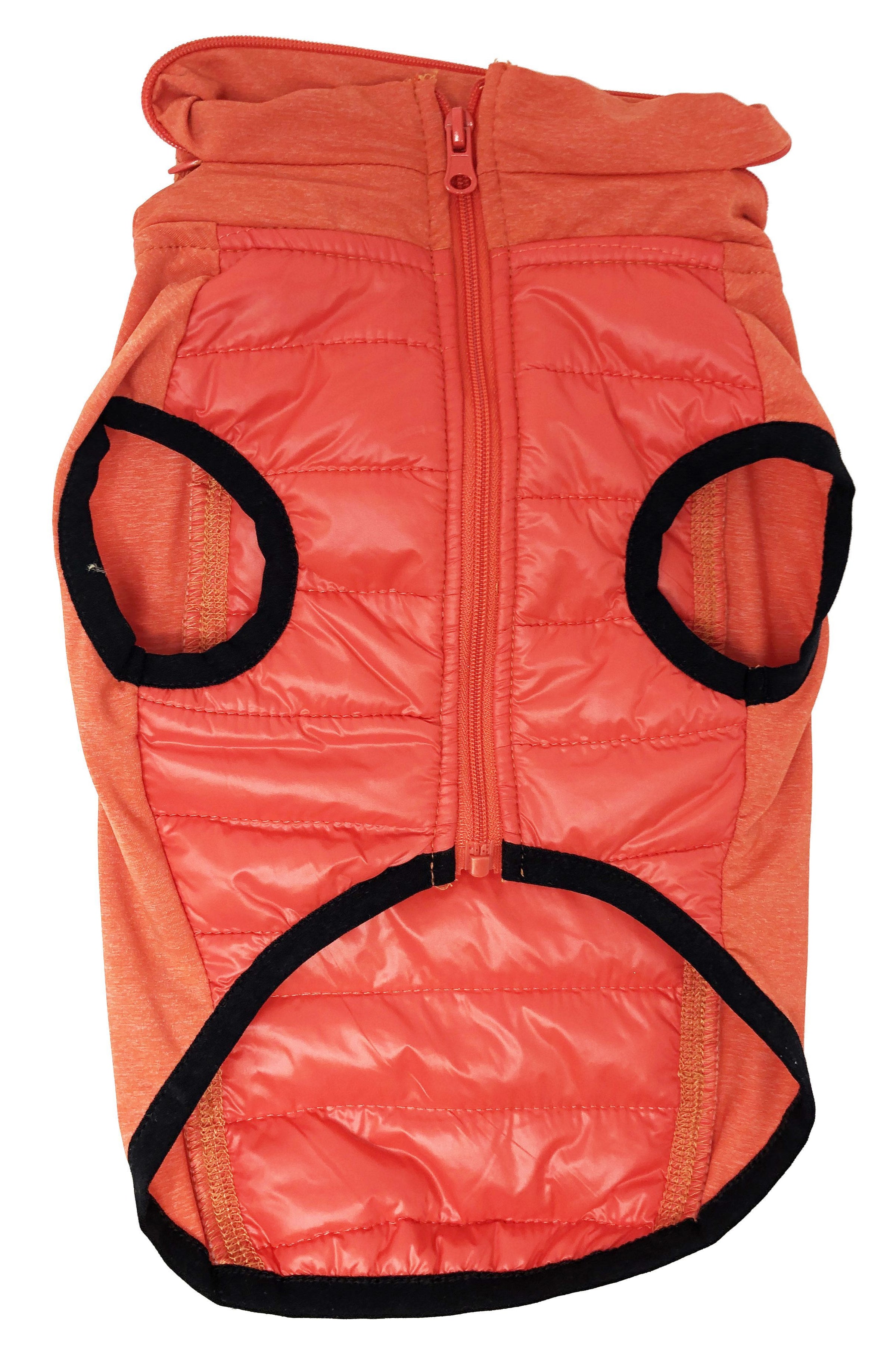 Pet Life ® 'Apex' Lightweight Hybrid 4-Season Stretch and Quick-Dry Dog Coat w/ Pop out Hood - BIG FRENCHIES