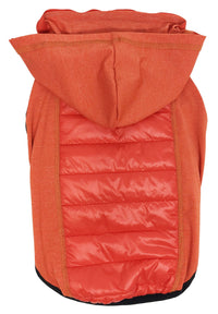 Pet Life ® 'Apex' Lightweight Hybrid 4-Season Stretch and Quick-Dry Dog Coat w/ Pop out Hood - BIG FRENCHIES