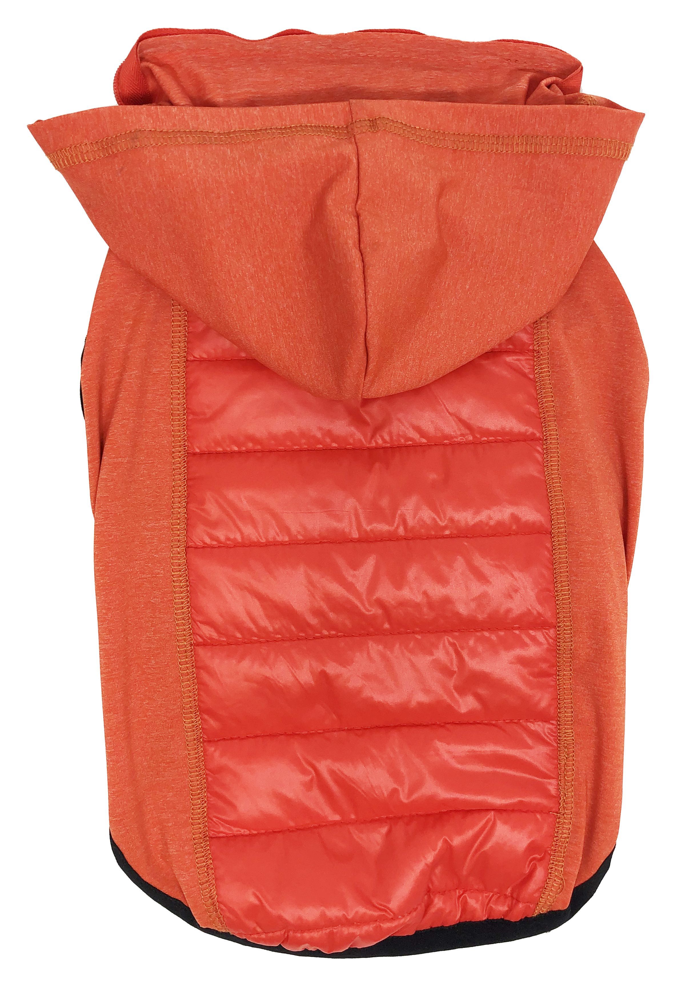 Pet Life ® 'Apex' Lightweight Hybrid 4-Season Stretch and Quick-Dry Dog Coat w/ Pop out Hood - BIG FRENCHIES