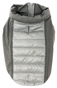 Pet Life ® 'Apex' Lightweight Hybrid 4-Season Stretch and Quick-Dry Dog Coat w/ Pop out Hood - BIG FRENCHIES