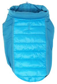 Pet Life ® 'Apex' Lightweight Hybrid 4-Season Stretch and Quick-Dry Dog Coat w/ Pop out Hood - BIG FRENCHIES
