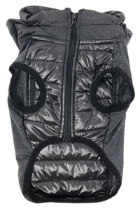 Pet Life ® 'Apex' Lightweight Hybrid 4-Season Stretch and Quick-Dry Dog Coat w/ Pop out Hood - BIG FRENCHIES